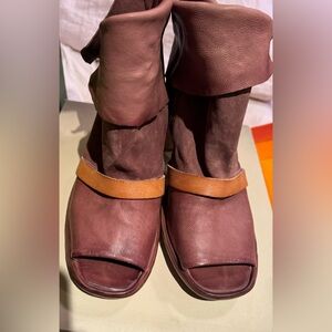 A.S.98 Gorgeous Sandals, leather and suede. Size 41